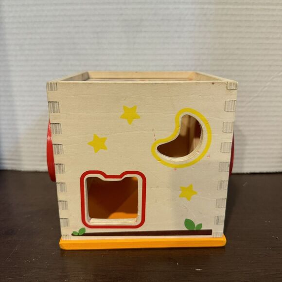 J'adore Hooty Owl Wooden Shape Sorter Toy Blocks Educational Toddler Reason - Picture 3 of 7